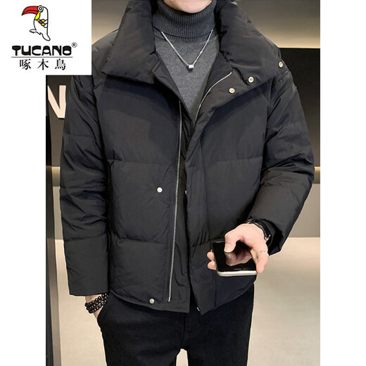 Мужской пуховик Woodpecker (TUCANO), новинка 2025 года, осенне-зимняя модная брендовая мужская одежда, мужская утолщенная супер красивая куртка карамельного цвета XL, 2025 г.