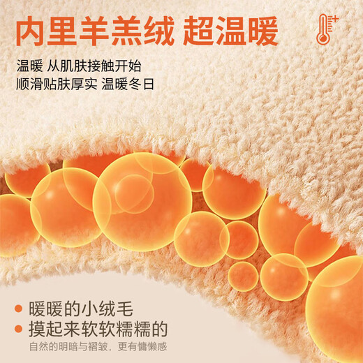 LangSha cotton-padded jacket for men in autumn and winter, thickened cold-proof and warm cotton-padded jacket, windproof, waterproof and stain-proof, hoodless cotton-padded coat and fleece jacket