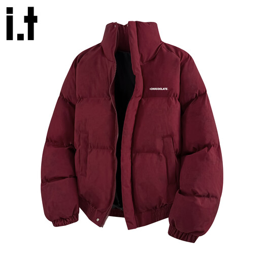 CHOCOOLATE it winter cold-proof and warm men's cotton coat, loose, comfortable and casual animal year red jacket gray S recommended 95Jin Jin equals 0.5kg -105Jin Jin equals 0.5kg