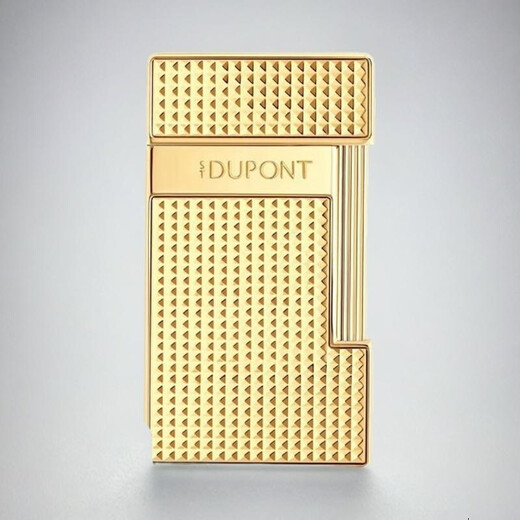S.T.Dupont SLIMMY men's gold brass diamond lighter 28119 67.30x37.20x8.79mm