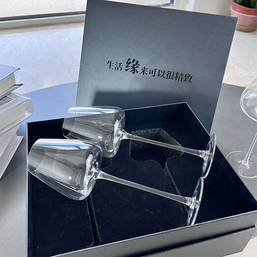 Pupan Crystal Glass Burgundy Wine Glass Belly Women's Red Wine Glass Set Dry White Goblet Transparent Bordeaux Glass 1 Pack 580ml