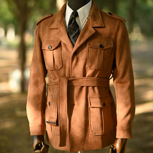 FLADY международный бренд первой линии, итальянский осенне-зимний новый SafariJacket, охотничья ретро-куртка для джентльмена в стиле сафари, зеленый L