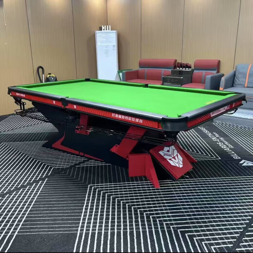 One-tooth fang Chinese style black eight-ball billiard table standard commercial billiard hall club adult home billiard table event grade upgrade + 1.2 steel warehouse + free installation