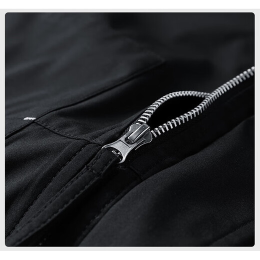 Shanshan (FIRS) cotton-padded men's autumn and winter jacket with velvet warm lapel outdoor sports and leisure jacket, brown coffee color 2XL