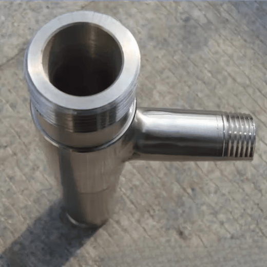 Hejiangong high-quality DN25/2 stainless steel 04 ejector, gas-water mixing venturi tube, DN2004 six-point belt card, DN80 SUS316 3-inch outer wire, wire outer diameter 90mm