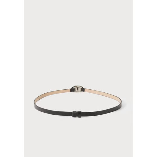 Calvin Klein women's belt waist decorative leather automatic daily commuter belt simple black 80