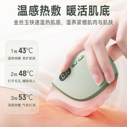 Keai element New Year gift, practical health gift for Spring Festival, small jade snail, electric meridian brush, scraping instrument, scraping board, meridian dredging massager, massager, beauty salon-level enjoyment, small snail jade massager, New Year gift for mom, elders, relatives and friends, heart-warming high-end health gift
