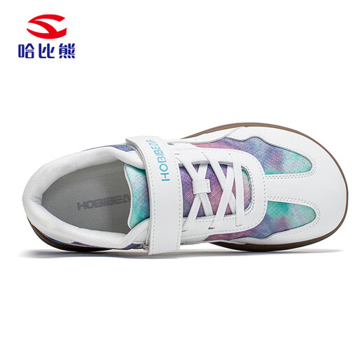 HOBIBEAR children's shoes spring new all-match casual shoes children's sports sneakers for boys and girls moral training shoes 617166 white camouflage 30