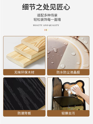 Nanyang retro style corner cabinet hole board storage rack bedside floor-standing ornaments living room storage rack integrated screen rack corner cabinet Tingwuqi Gumeng four layers 150*40cm+170*40cm