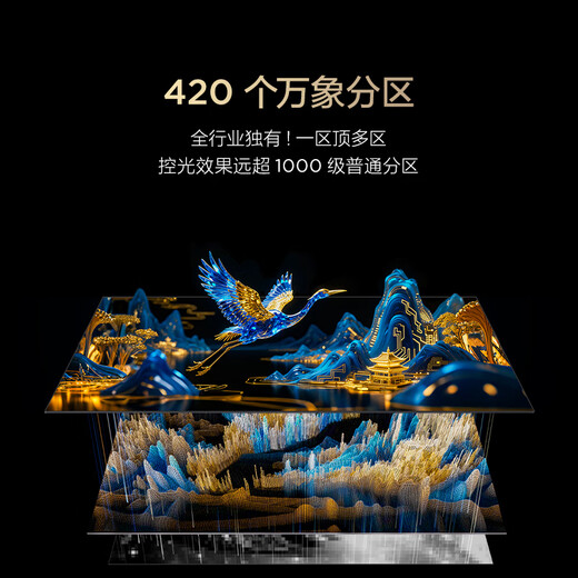 FFALCON Thunderbird Crane 6 26 models 85-inch Vientiane partition QD-MiniLED 1300nits high-end VA Onkyo audio 288Hz high brush flat-panel game TV 85R69A