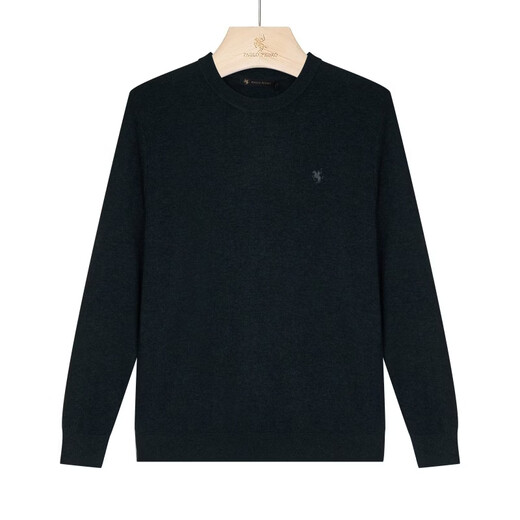 PAULO PEDRO counter same style Men's comfortable, skin-friendly, simple daily 100% wool warm sweater MLDC65301 Orange Regular MLDC65301 M (170) 90-110Jin Jin equals 0.5 kg