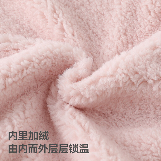 Betis baby clothes winter newborn one-piece suit thickened and warm baby clothes for small months old baby outing clothes pink 100cm