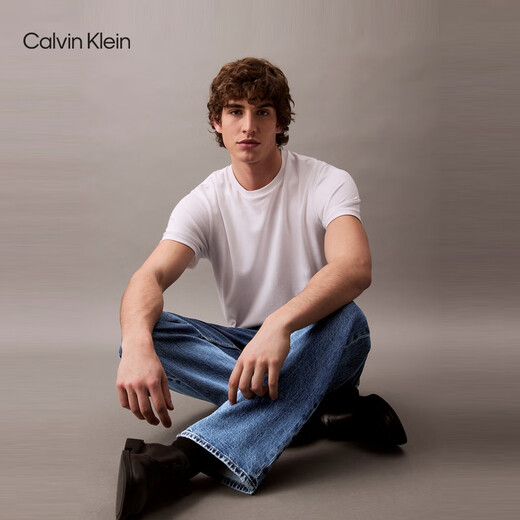 Calvin KleinJeans replica 90 series 25 spring and autumn men and women couples unisex ck American retro straight jeans U1W-denim blue 34