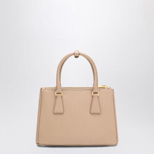 PRADA Women's Clutch Portable Storage Daily Carry Lightweight Design Simple Style Light Pink Leather Material Pink TU