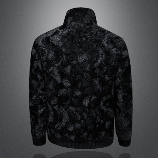 GENIUS international first-line brand gold mink velvet jacket men's fur integrated 2025 new men's mink velvet jacket high-end winter wear brown M 100-125Jin Jin equals 0.5 kg