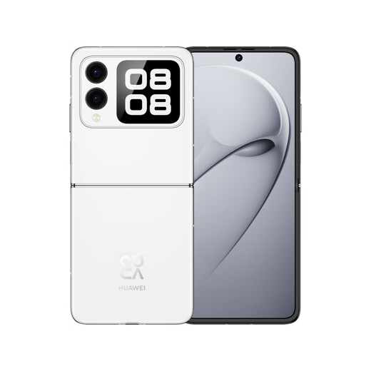 
Huawei nova Flip small folding state subsidy 500 yuan 1TB Zero-degree white, thin and reliable, Hongmeng AI fun, rear-mounted 50 million hover selfie smartphone