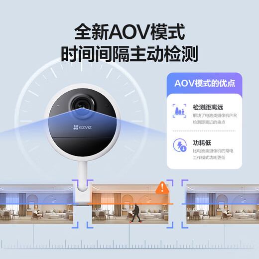 Cámara de vigilancia de batería de fluorita CB1 Monitor inalámbrico Full Wireless Home Mobile Teléfono móvil Remoto ADSORPIA EN VOZ DE VOZ DE BOYA EN LA INSTALACIÓN Modelo de carga de visión nocturna de alta definición [4G Traffic] 3 millones de píxeles 64G Tarjeta de alta velocidad [Actualización de pedido 128G]
