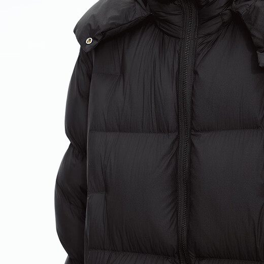 JNBY/Jiangnan Buyi Shopping Mall Same Style 25 Winter New Down Jacket Loose H-shaped Long Sleeve 5PAC13960 001/Black S