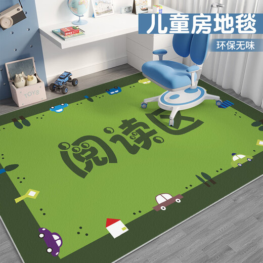 Sanqihu soundproof study computer chair floor mat wooden floor mat non-slip wear-resistant foot mat study table office swivel chair reading area 60x90cm supports washing
