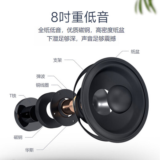 Xianke Square Dance Audio Outdoor High Power Mobile Trolley Speaker Wireless Bluetooth Large Volume Karaoke Special Portable Dual Microphone ST-809SW Portable Bluetooth Speaker