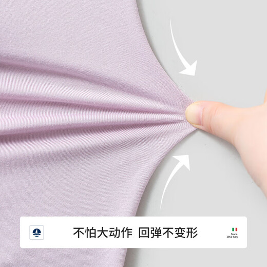 Navigare Italian small sailing children's clothing girls' bottoming shirt children's long-sleeved T-shirt baby half turtleneck comfortable and soft clothes bow bottoming shirt orchid purple 120