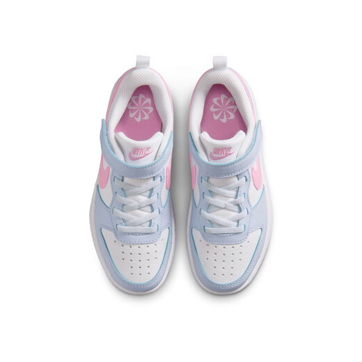 Nike (NIKE) cool pineapple toddler sneakers spring new boys and girls pink hook sneakers NIKE COURT IQ2726