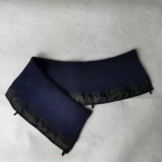 DL Fat Donglai's same style down jacket anti-dirty collar sticker removable fake collar collar protective cover autumn and winter cotton clothing black thread unisex