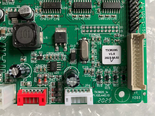 Communication motherboard TX3820tx supporting the graphic display device TX3820A in the Taihean fire control room. Default