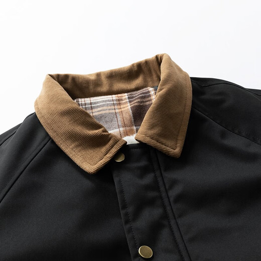 NASA MARVEL cotton clothing men's autumn and winter retro trendy lapel thickened warm versatile jacket military green 2XL