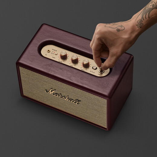 Marshall ACTON III third generation home wireless Bluetooth 5.2 speaker subwoofer burgundy red
