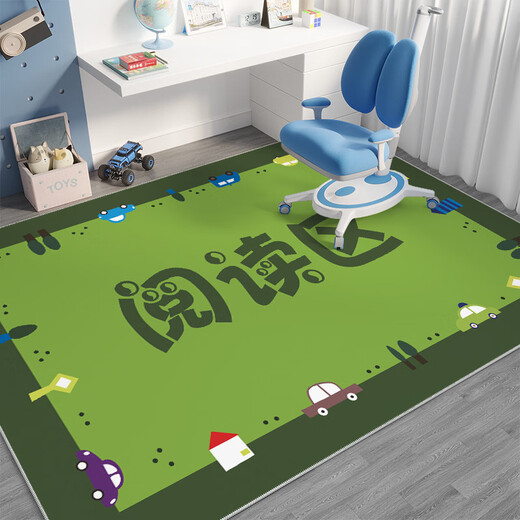 Sanqihu soundproof study computer chair floor mat wooden floor mat non-slip wear-resistant foot mat study table office swivel chair reading area 60x90cm supports washing