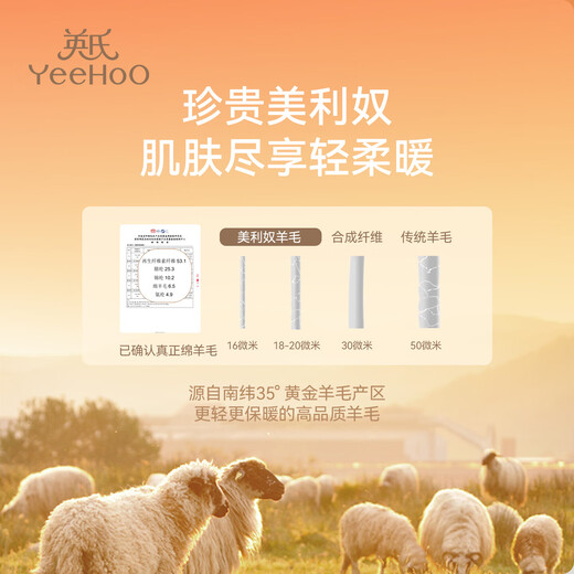 YEEHOO Teenagers Autumn Pantyhose Merino Wool Soft Warm High-Elastic High-Waist Wool Leggings Black Feather Gray 14 Years Old and Over F