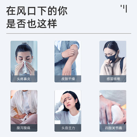 Yibaili central air conditioning windshield anti-direct blow air conditioning baffle cold wind deflector ceiling ceiling machine office porous model plastic steel upgraded model 120cm 5706