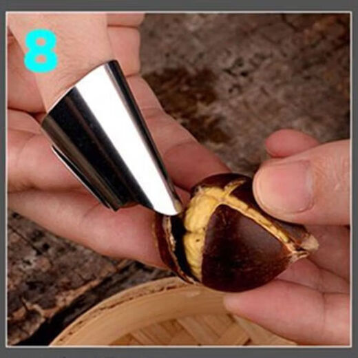 Interesting appliance, chestnut opener, stainless steel chestnut peeling artifact, open raw chestnuts, thickened cross knife, peeling and shelling, home use, newly upgraded and thickened chestnut opener, limited quantity, WA 430 steel thickened version + 3 armors
