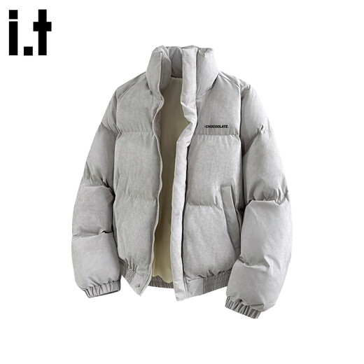 CHOCOOLATE it winter cold-proof and warm men's cotton coat, loose, comfortable and casual animal year red jacket gray S recommended 95Jin Jin equals 0.5kg -105Jin Jin equals 0.5kg