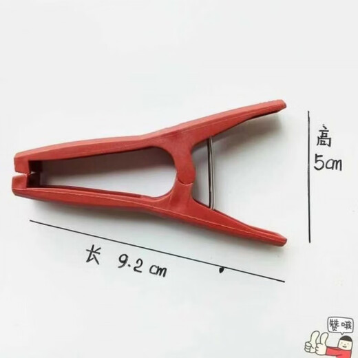 Special clip for hanging winter melon, large vine support, wholesale mangosteen, tomato, cucumber, vine support, tying branches and fixed vine clip, large red clip 100 pieces
