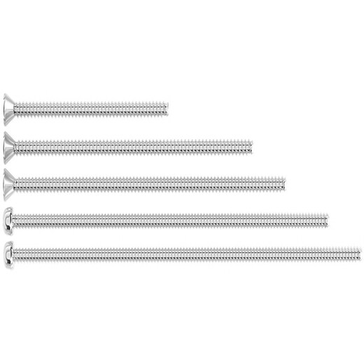 Tianzhuo Hardware 304 stainless steel electrical switch socket screw panel 86 type round head cross/countersunk head m4 screw extension 304 material round head 6 cm cm 50 pcs