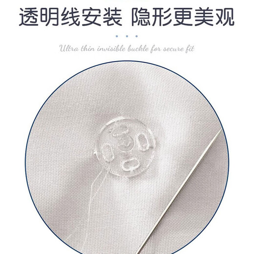 Beautifully made clothes, transparent dark shirt buttons, invisible anti-exposure underwear buttons, children's DIY snap buttons, push buttons, small mother-in-law buttons, 30 pairs, white + fully transparent + black, 10 pairs each