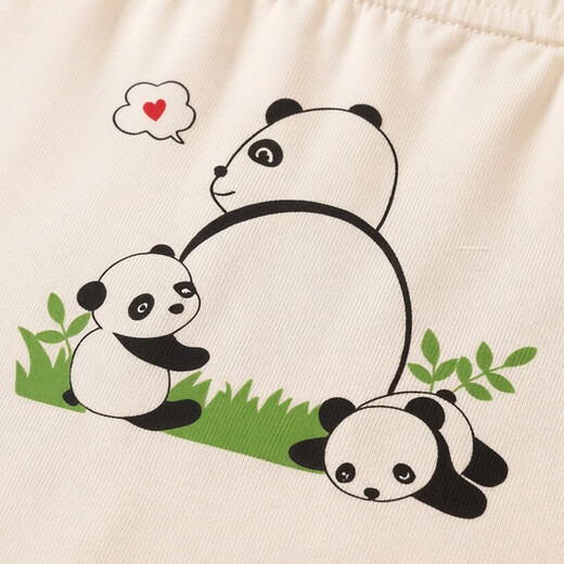 Jeanswest Jeanswest children's stretch printed boxer briefs winter new children's underwear PA9 two pack off-white + light apricot 6T14 110 cm