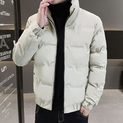 Snow Flying (SNOWFLYING) high-end lightweight down jacket for men 2025 new youth lightweight stand-collar white duck down autumn and winter cold-proof jacket off-white 2XL