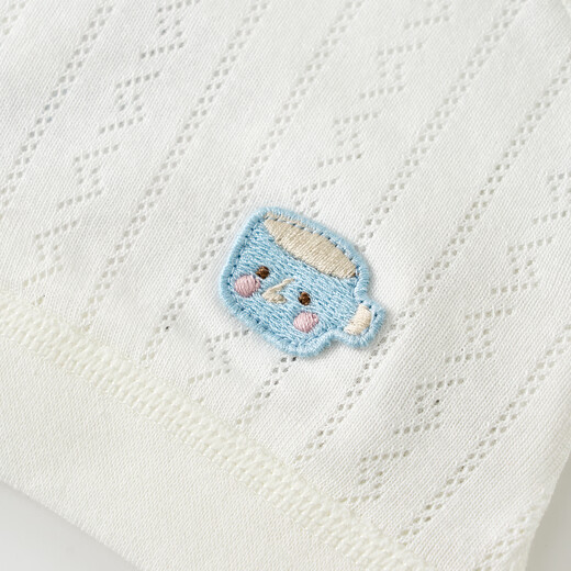 TONGTAI baby hat modal cotton newborn mesh fetal cap newborn baby breathable windproof hat white 0-3 months