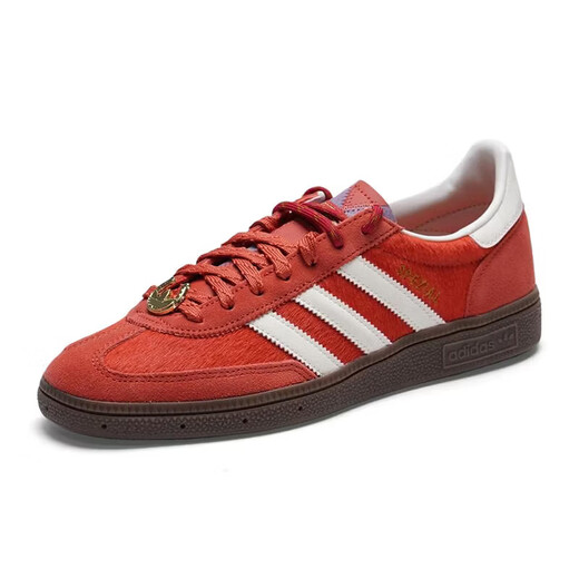 阿迪达斯（adidas）三叶草男鞋女鞋2026春季新款HANDBALL SPEZIAL德训鞋运动休闲板鞋 IE9277白黑红 41