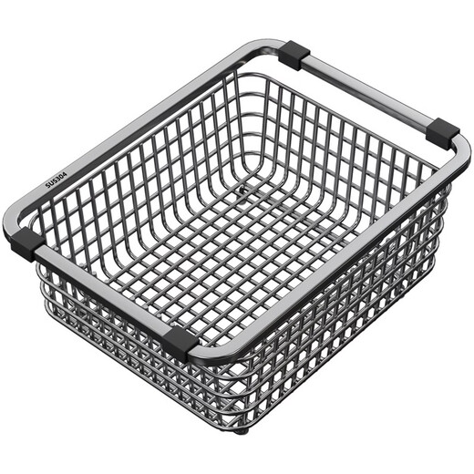RSRDDY German quality kitchen 304 stainless steel sink drain basket drain rack for washing dishes and dishes drain rack 34 gray 304 stainless steel nano-encrypted version (applicable to the sink with an inner length of 2 1 layers