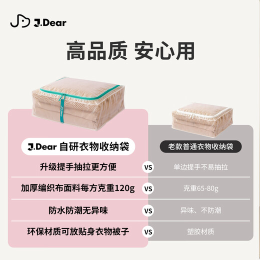 Nalaiwu JDear JD.com co-branded Baina series clothing storage bag handbag moving packing bag horizontal style + vertical style