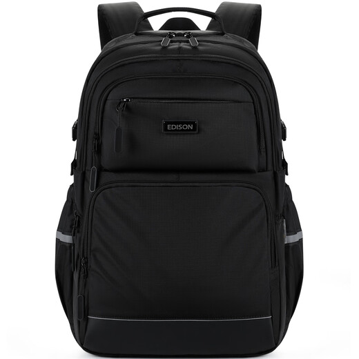 Edison Edison high school student schoolbag spine protection and burden reduction reflective large-capacity water-repellent backpack travel backpack M6-1