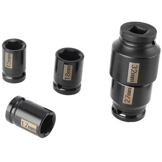 Fantasy Xiaofeng socket head 12 wrenches pneumatic hexagonal short socket Dafei 841 industrial 8 to 41 complete set of 26 pieces without box