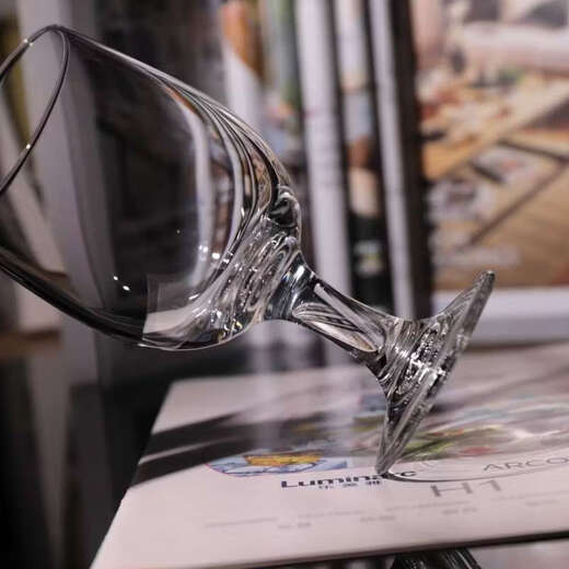 Yusenyi Bow and Arrow Goblet Beer Cup Short-legged Cup Commercial Table Drinking Cup Beverage Cup 330ml 1 piece (take 5 pieces and send 6 pieces)