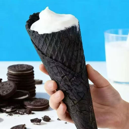 Xinsong North Austrian style large cone ice cream cookie milk flavor ice cream crispy ice cream cone milk flavor ice cream 6 random pieces (contact customer service for flavor notes)