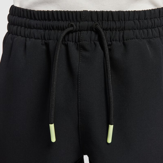 Nike toddler thin velvet lining overalls trousers spring new boys functional style woven comfortable NIKE IU5327 010 black 110 XS