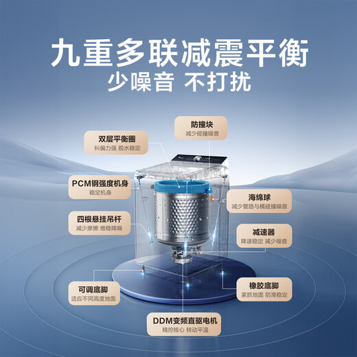 LittleSwan pulsator washing machine fully automatic home 12KG large capacity flat screen water magic cube anti-winding ultra-fine bubble cleaner TB12U2 trade-in national subsidy OCC